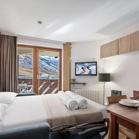 Apartament : Moderne 4 Pers Avec Parking Et Vue Sur Pistes - Fr-1-640-66 Val Thorens